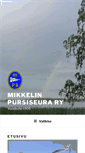 Mobile Screenshot of mikkelinpursiseura.fi